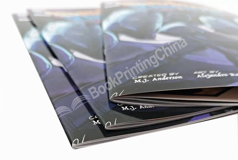 saddle stitch manga printing