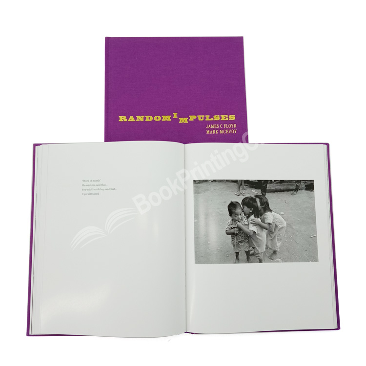 hardcover linen book printing