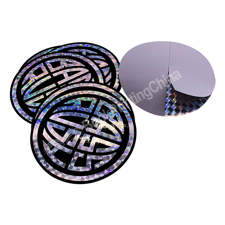custom holographic sticker printing