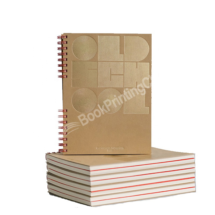 wire o notebook printing with deboss 2