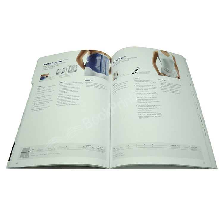 catalog printing with index tab 3