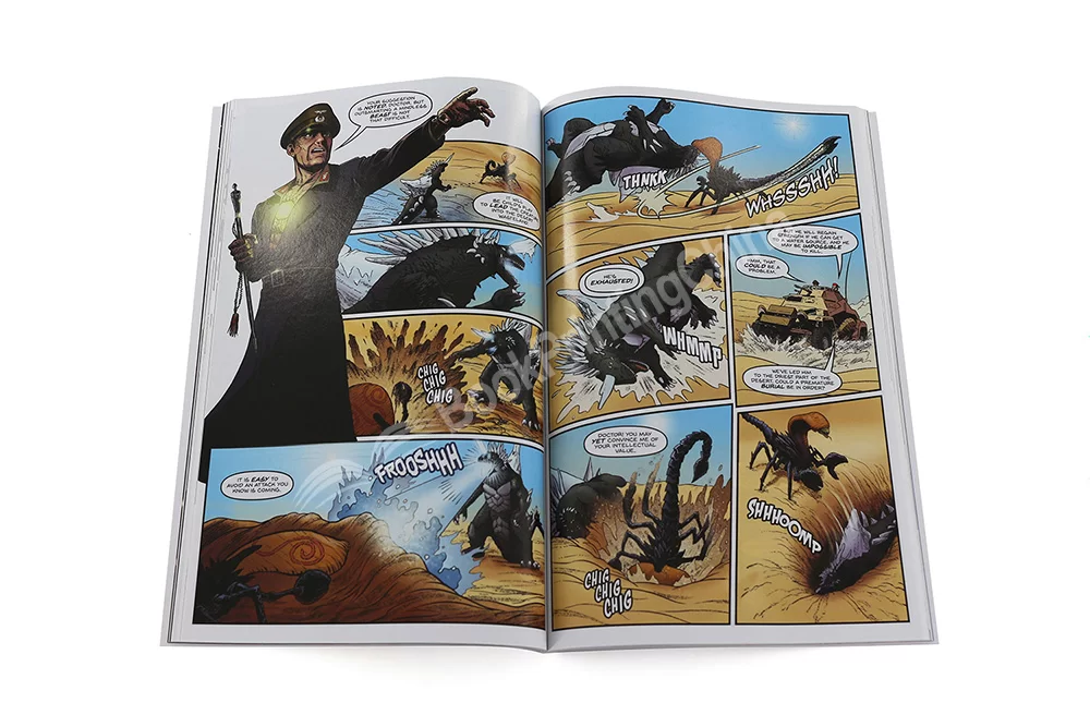 custom comic book color printing