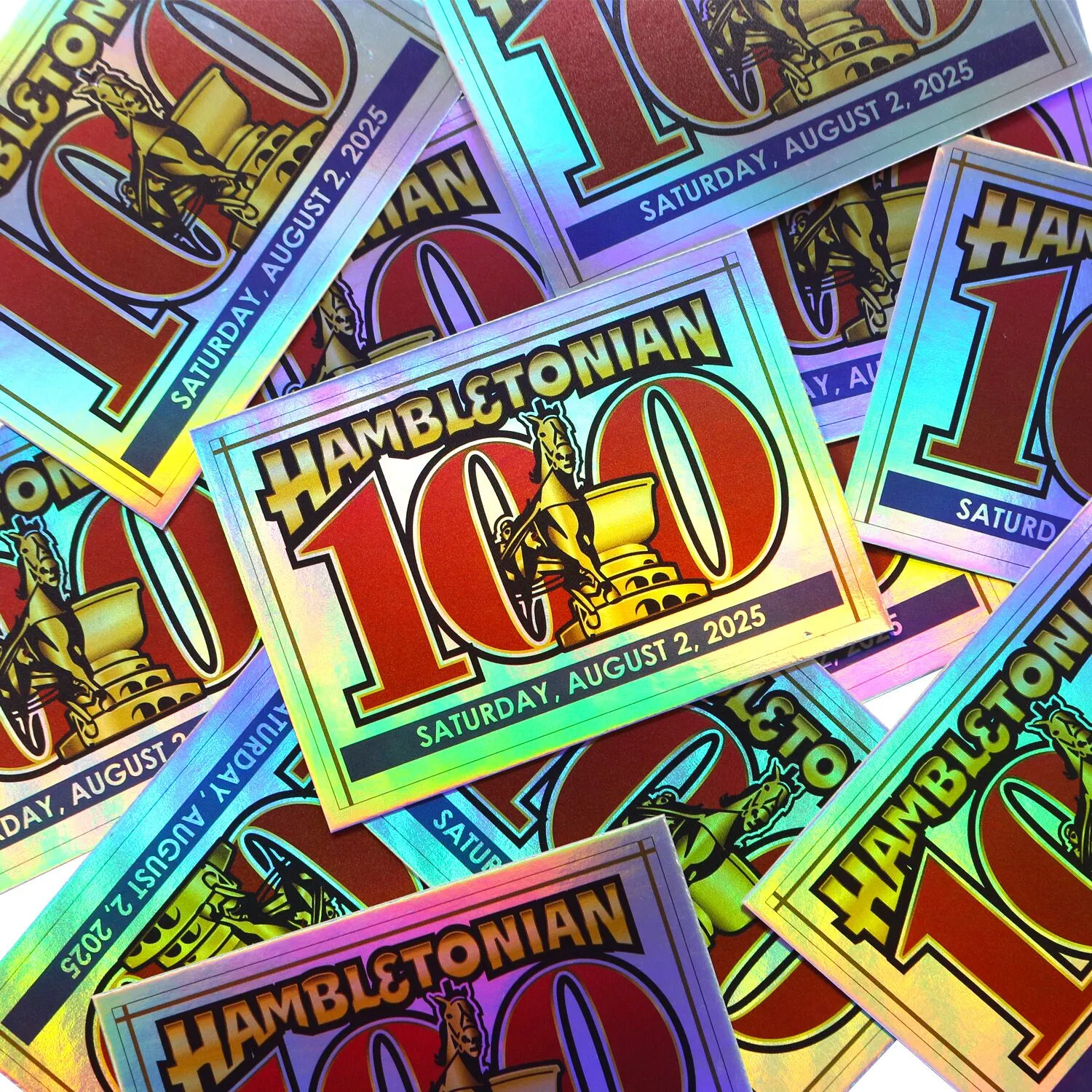 holographic anniversary card printing