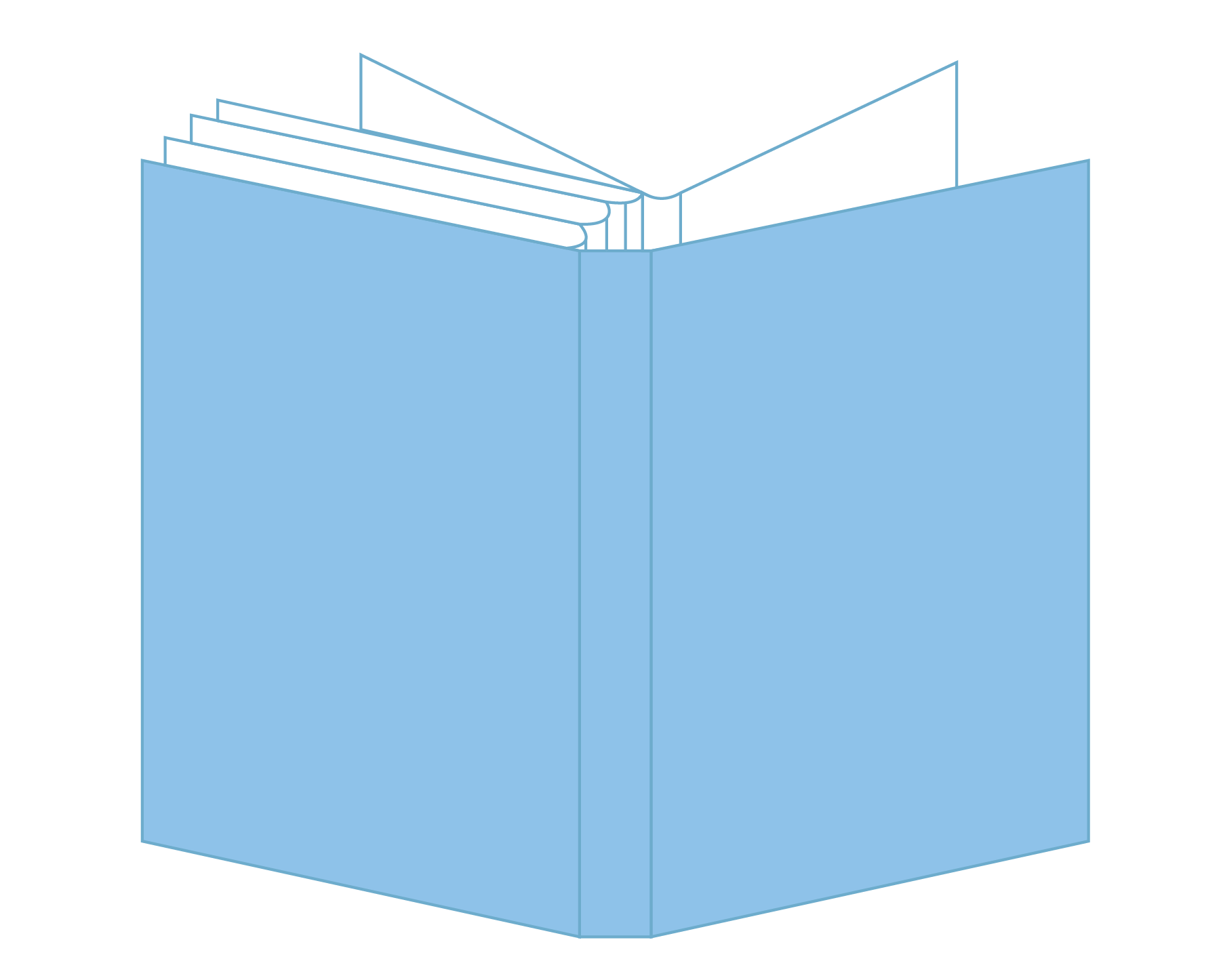paperback binding template