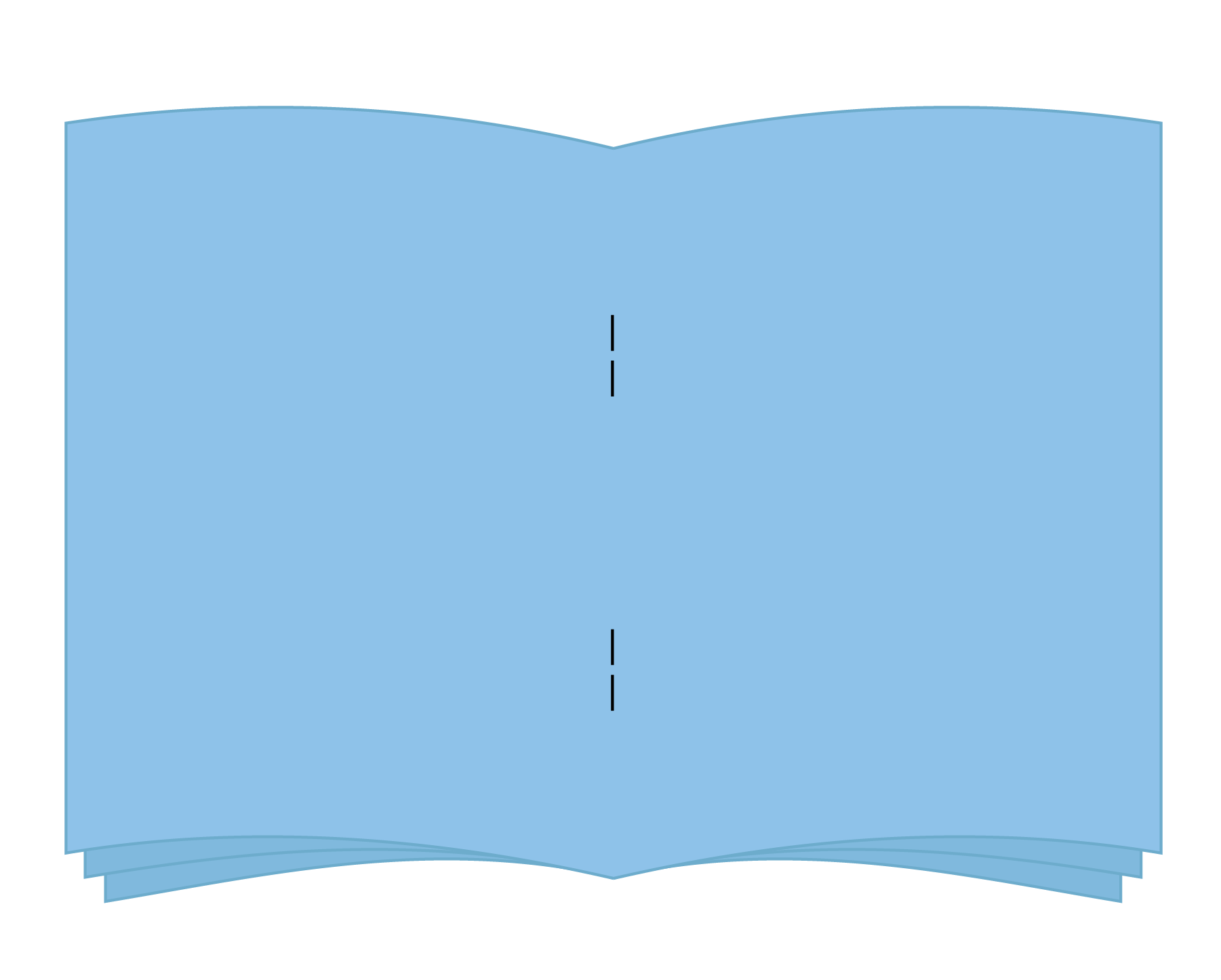 saddle stitch template