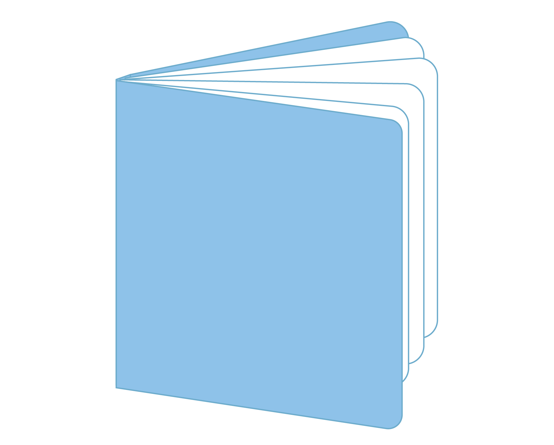 self cover board binding