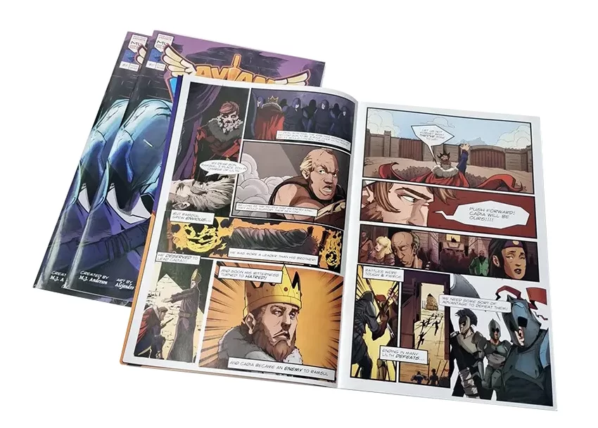 staple manga printing