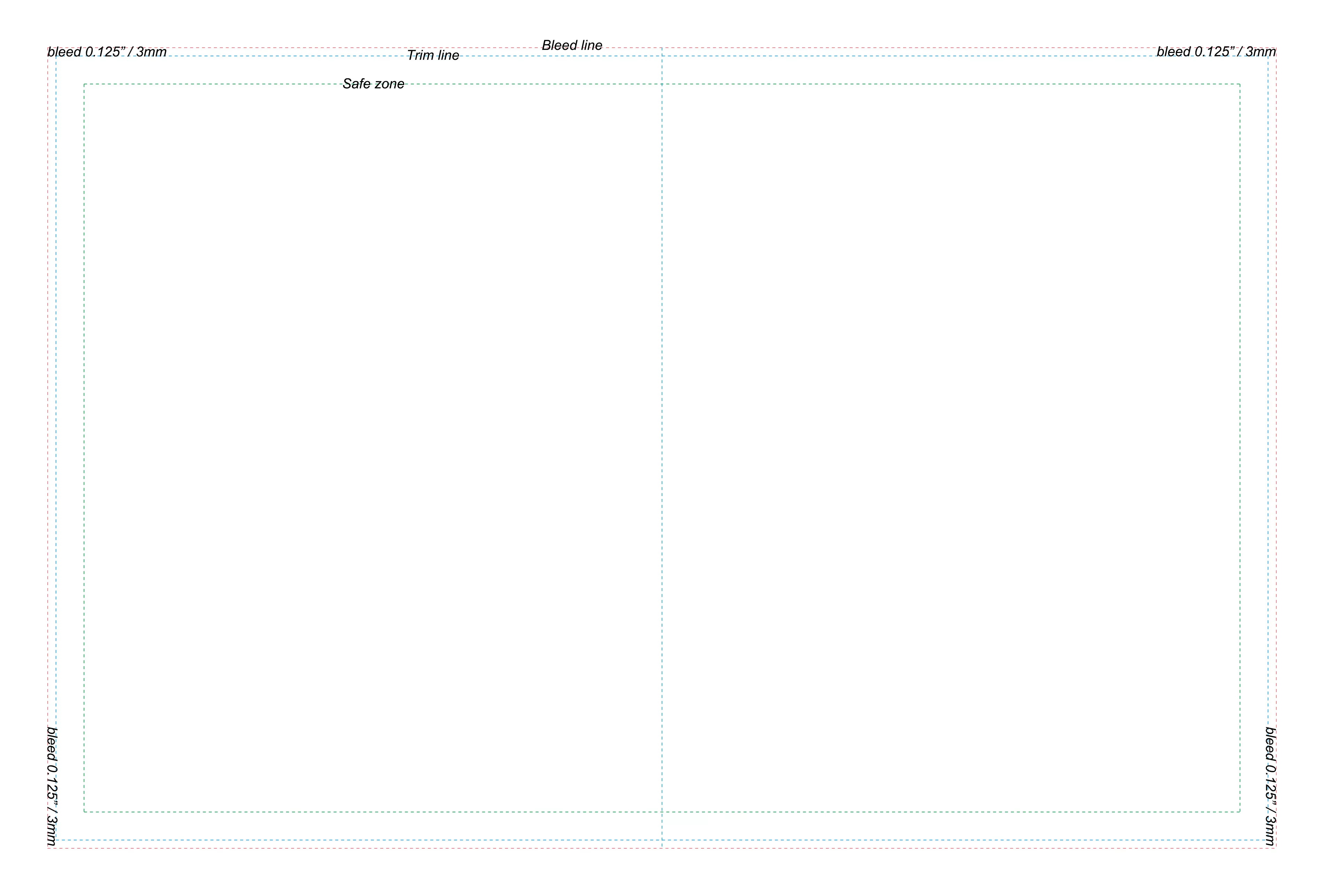 saddle stitch templete