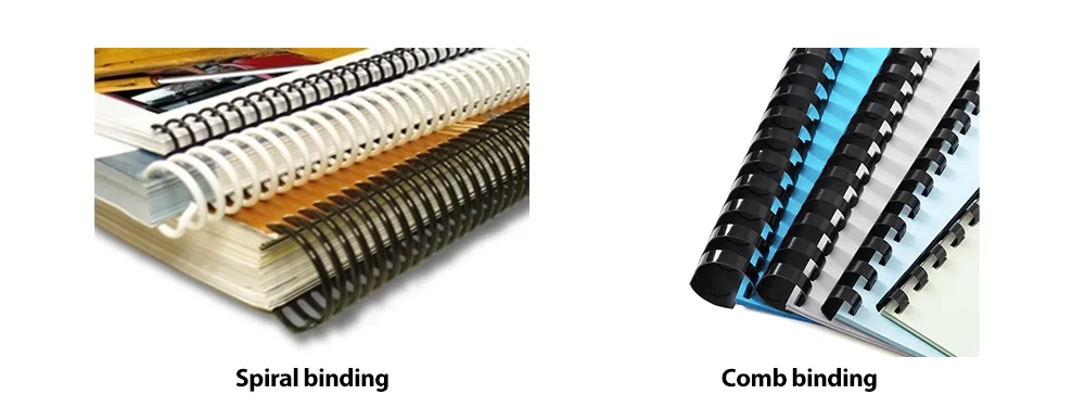 spiral binding vs comb binding