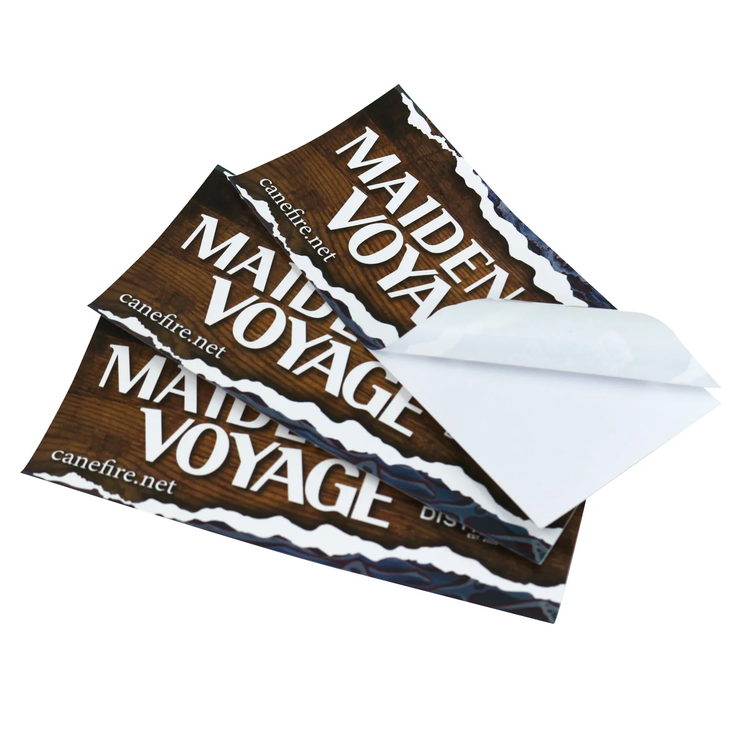 custom rectangle sticker printing