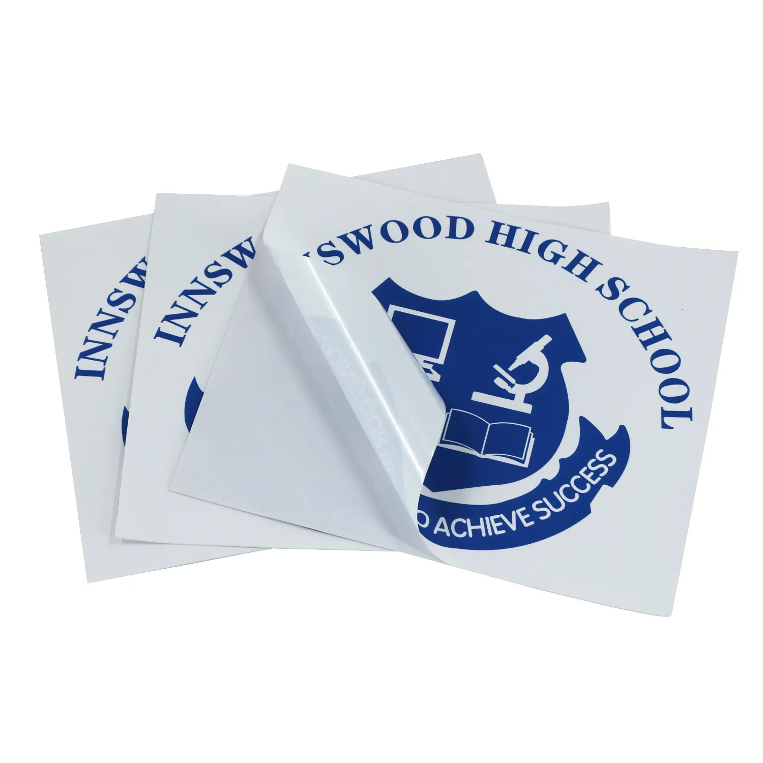 custom square sticker printing