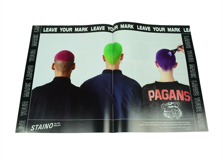 Staple book printing