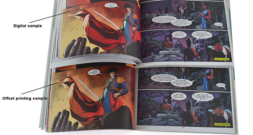 digital sample vs offset sample