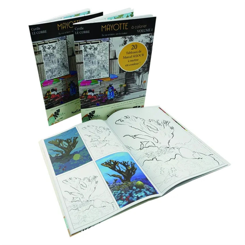 saddle stitch coloring book