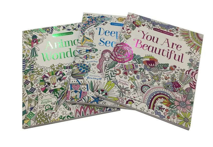 perfect bound coloring book printing