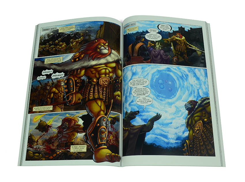 printing a comic book