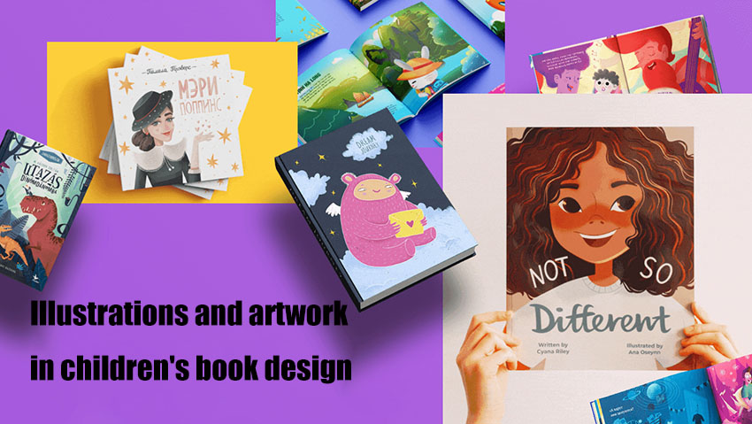 Illustrations and artwork in children's book design