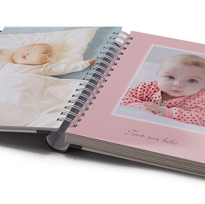 Concealed wire-o binding