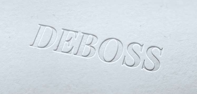 deboss