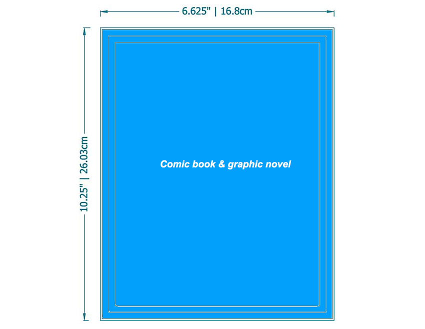comic book size