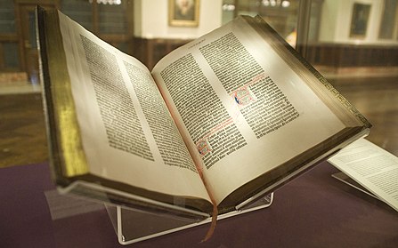 447px-Gutenberg_Bible,_Lenox_Copy,_New_York_Public_Library,_2009._Pic_01
