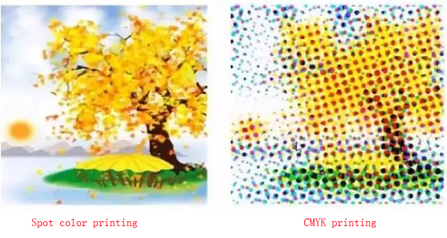 CMYK and Pantone color printing CMYK and Pantone color printing