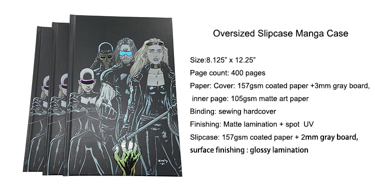 Custom slipcase manga Custom slipcase manga