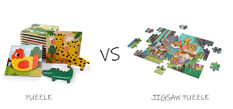 jigsaw puzzle vs normal puzzle
