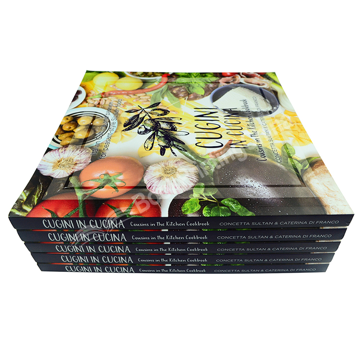 custom perfect bound cookbook printing