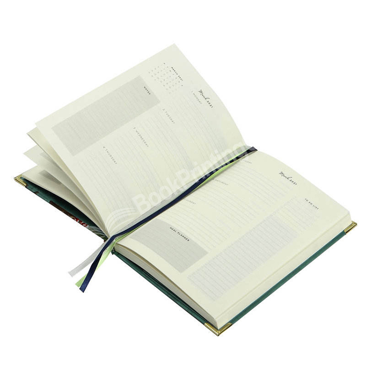 hardcover planner printing