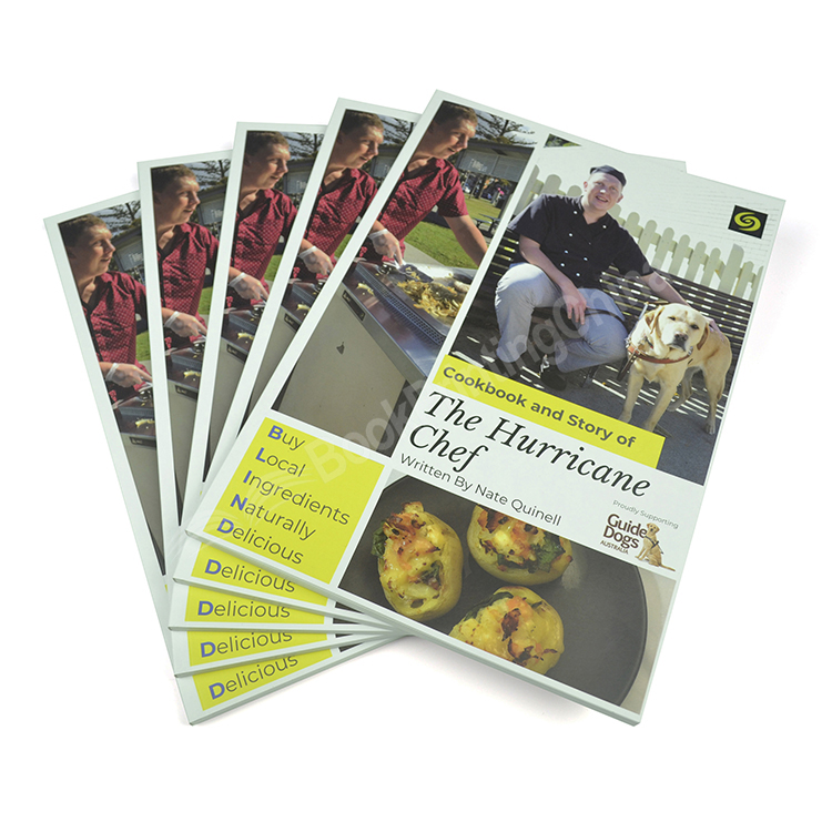perfect bound cookbook printing
