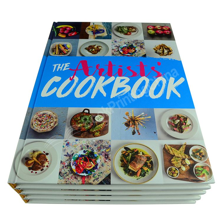 hardback cookbook printing