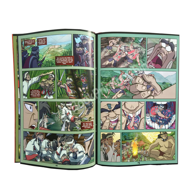 saddle stitching comic book printing china2