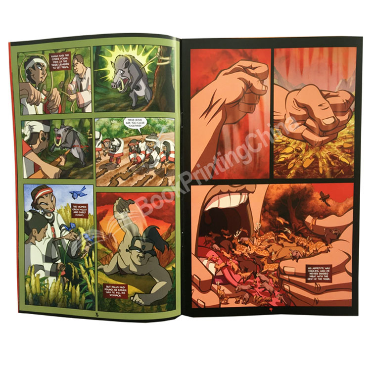 saddle stitching comic book printing1