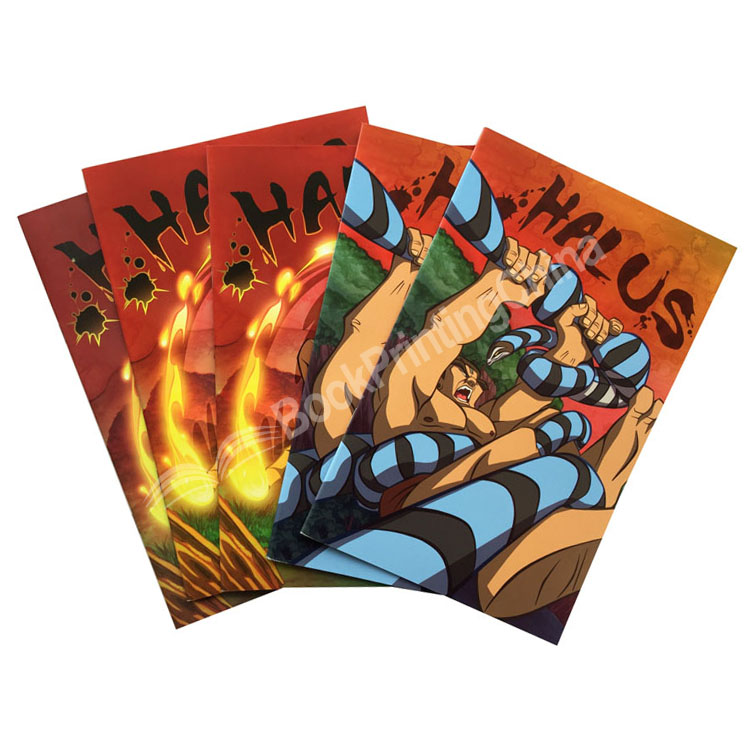 saddle stitching comic book printing