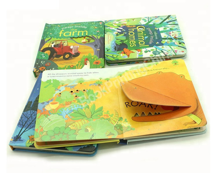 Hardcover-English-Story-Kids-Puzzle-Lift-And