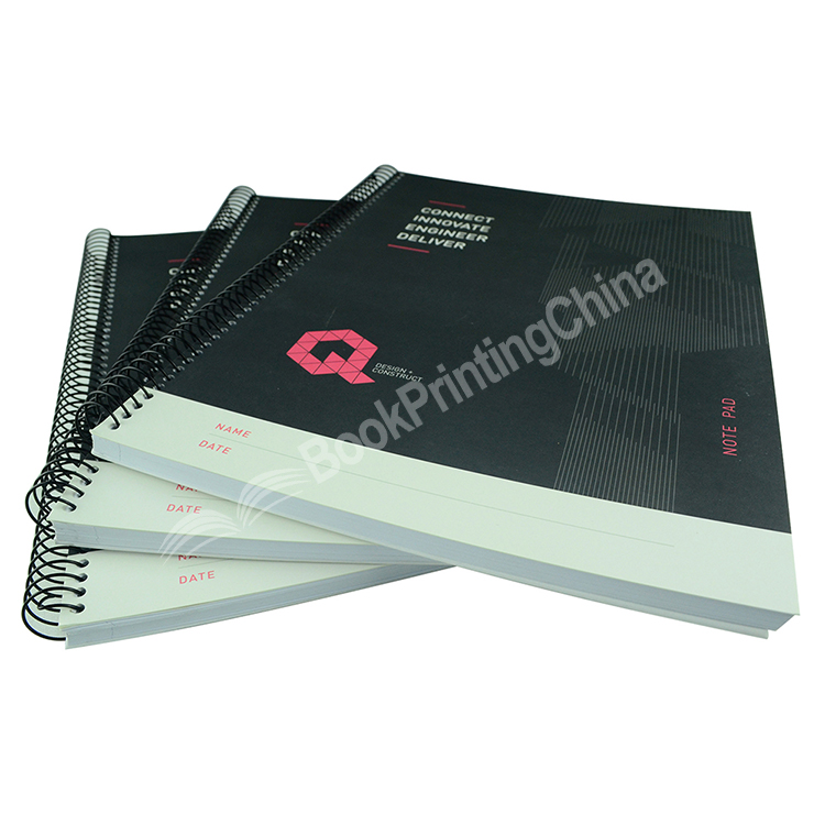 spiral binding hardcover book printing