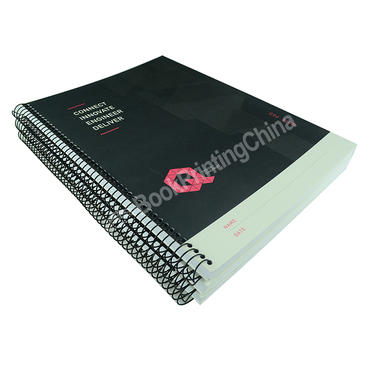 spiral binding hardcover book printing 2