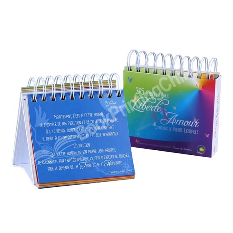 cute desk calendar printing 2