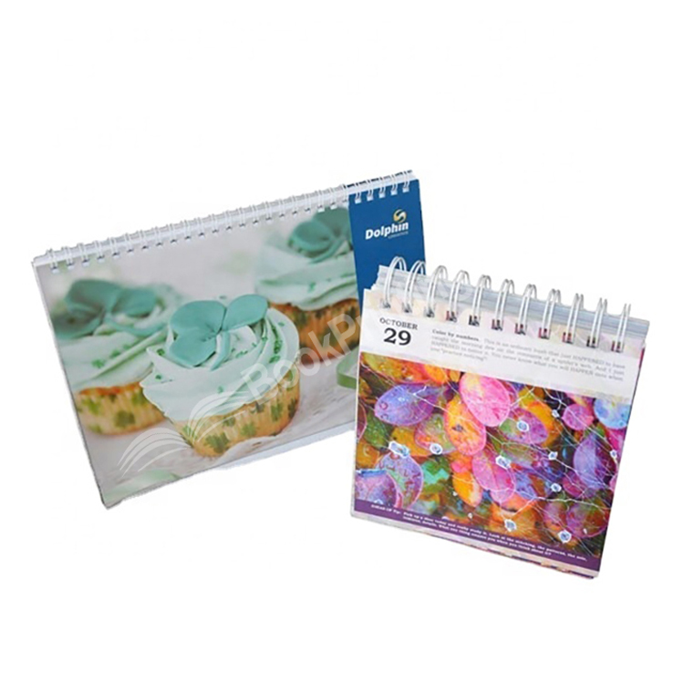 custom spiral desk calendar printing 3