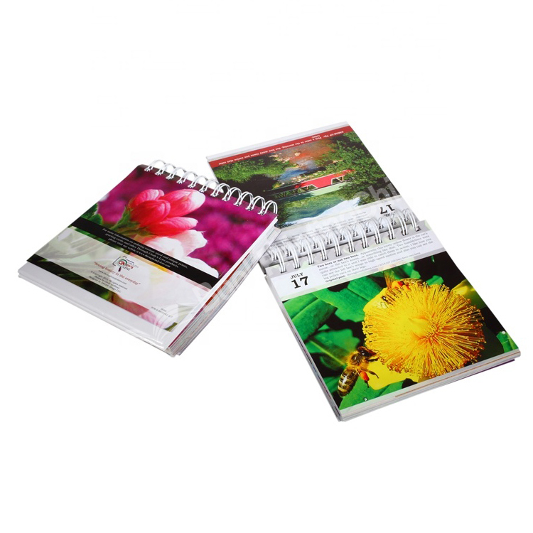 custom spiral desk calendar printing 6
