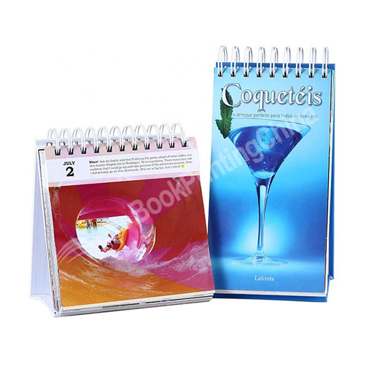 custom spiral desk calendar printing 4