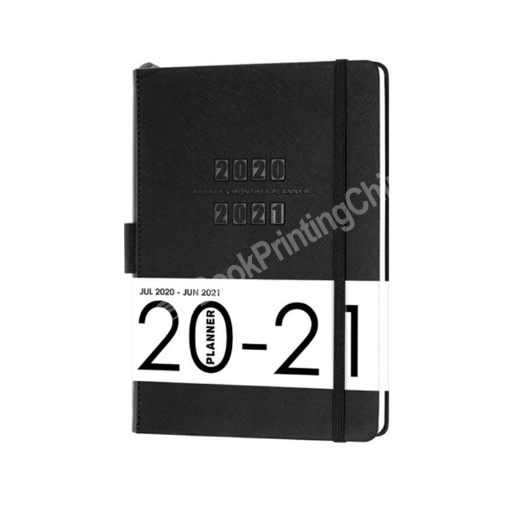 custom hardcover pu notebook printing