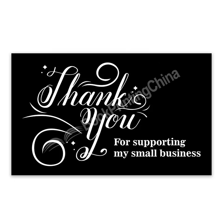 ,black business card printing