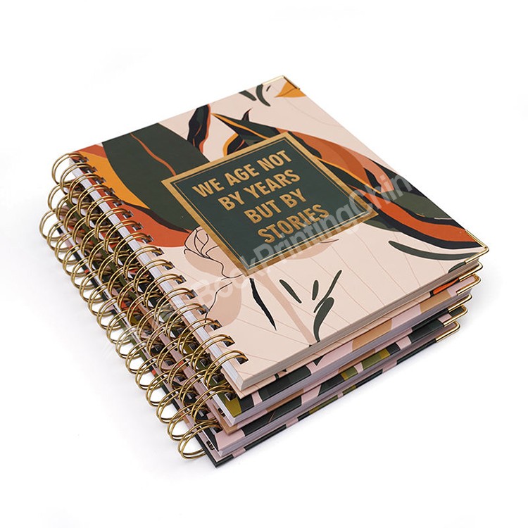 hardcover spiral notebook