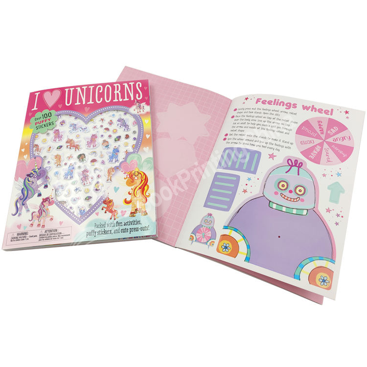 custom sticker book printing