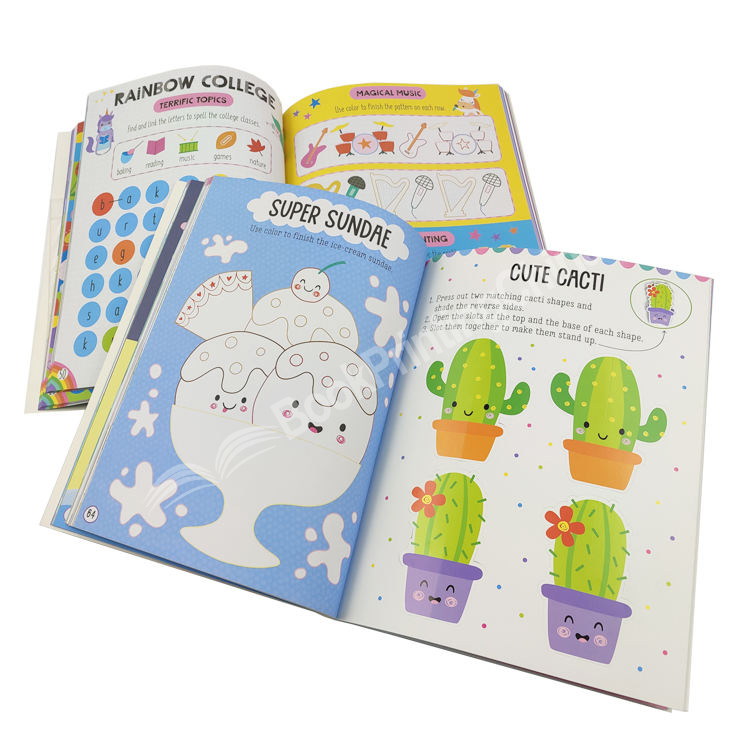 children's sticker book printing