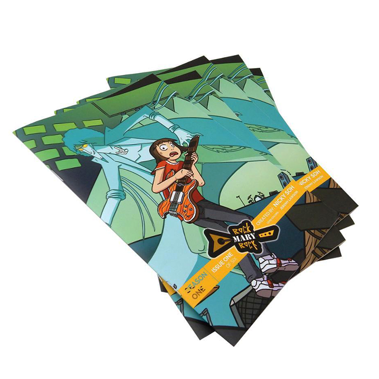 custom art paper comic book printing
