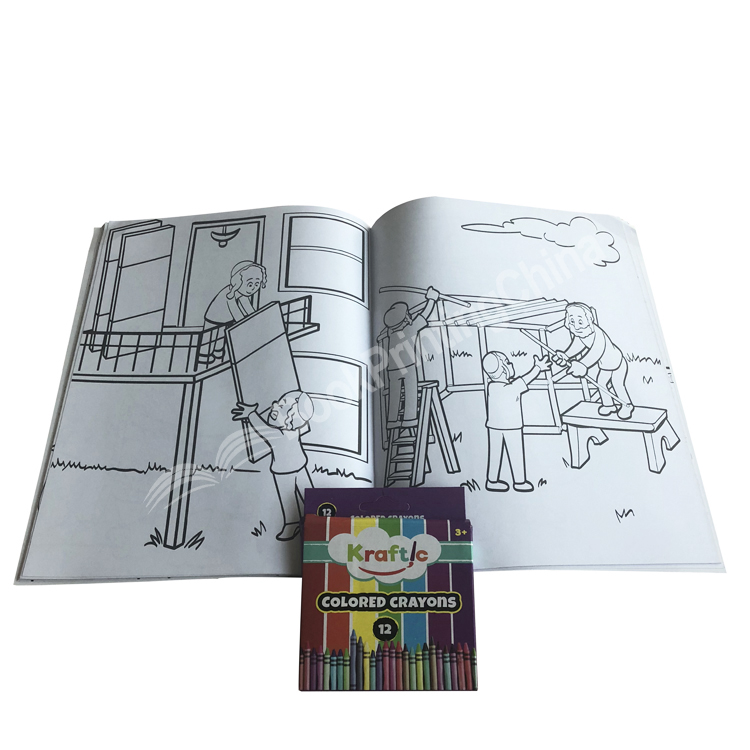custom coloring book printing for kids