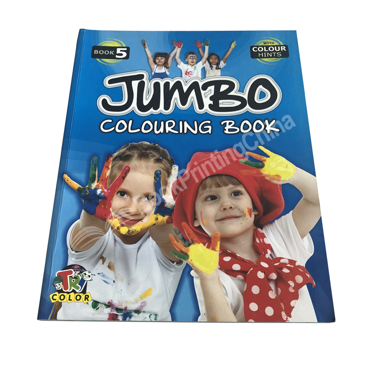 custom saddle stitch coloring book printing